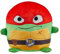 Mattel Teenage Mutant Ninja Turtles: Mutant Mayhem Cuutopia Plüschtier, 25,4 cm Raphael Kawaii-Stil, weiche Figur, orange-Masked Mikey Sammlerstück