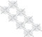 PATIKIL 80mm Fan Finger Grill, 8 Pack Metal Grill Protector Guard for 80X80mm Fan Protective Cover DIY, Silver