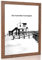 Cadre photo en noyer avec verre antireflet - Dimensions de l'image : 70 x 100 cm - Largeur de la barre : 30 mm