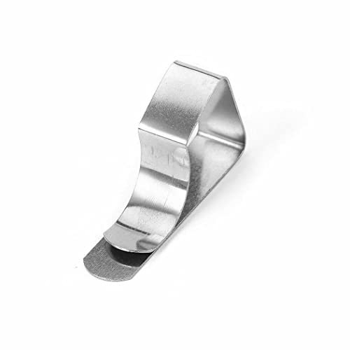 NMJHEVX Lot de 8 pinces à nappe en acier inoxydable - 2 cm x 8 pièces