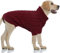 LiebeDD Hundepullover Weihnachten - Winter Warm Weihnachtspullover Hund mit Geschirrloch Strick Hundepulli für Kleine Mittelgroße Grosse Hunde Dog Sweater (Burgunderrot XL)