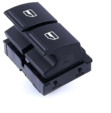 ROBUST Fensterheber Schalter Taster Taste Links für Seat Altea Ibiza Mk4 Leon Toledo Mk3 Volkswagen Amarok Caddy Mk3 Mk4 Golf Mk5 Mk6 Passat Polo Scirocco Touran Transporter Mk6