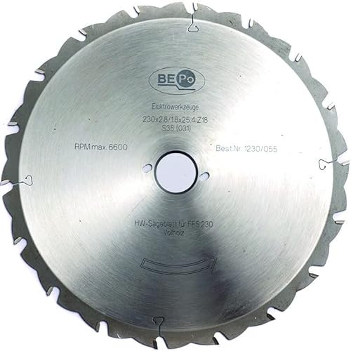 Kreissägeblatt HM 230mm zu FFS 230 für Massivholz