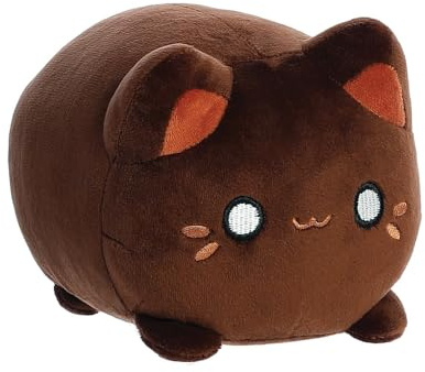 Aurora, 14314, Tasty Peach Kona Coffee Meowchi 7In, Soft Toy, Brown