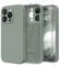 SuydanBox Magnetic for iPhone 14 Pro Case, Compatible with MagSafe, [Full Camera Protection][Screen Protector] Silicone Shockproof Protective Phone Case for iPhone 14 Pro 6.1, Calke Green