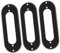 Generic 3 Stück Single Coil Pickup Rahmen Montage für ST Gitarre Teile, Schwarz