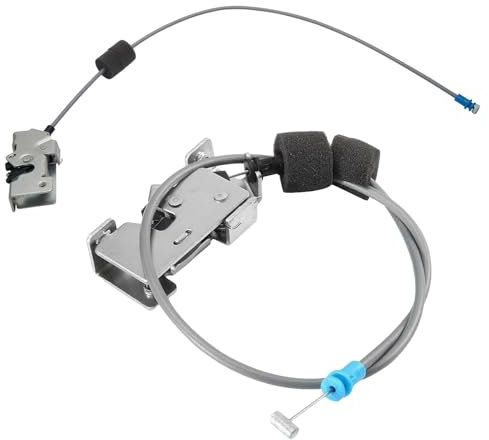 Pulchra Rear Door Latch, Rear Door Latch Lower Left with Cable for Transit MK6 2000-2006 MK7, 1494102