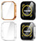 Diruite 4 Piezas Funda Protectora para Amazfit Bip 5 Protector Pantalla,HD Resistente Arañazos Suave TPU Carcasa Protector para Amazfit Bip 5 Case