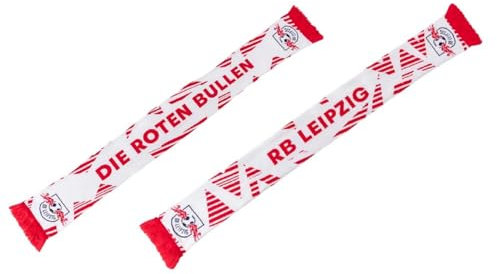 RB Leipzig Strickschal - Home 2024/25 - Fanschal Heim Schal RBL - Plus Lesezeichen Wir lieben Fußball
