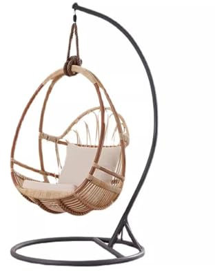 Sedia in vimini e rattan, Sedia Sospesa A Vite Naturale Semplicità Cesto Sospeso Sedia A Vite For Balcone Soggiorno In Famiglia Appesa For Interni Sedia A Vite Altalena Con Culla A Vera Vite, Mobili