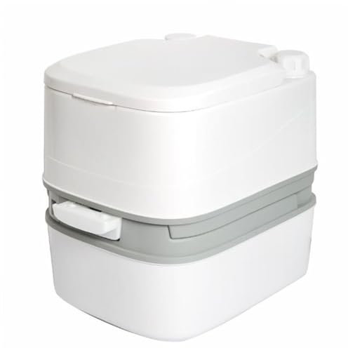 24L tragbar Mobile Toilette, Camping-wc mit spül- und abwassertank, campingtoilette mit spülung, trockentoilette für Camping, wandern, Reisen, Angeln