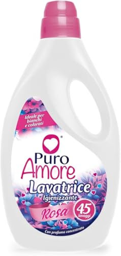 3 X Detersivo Lavatrice Rose Igiene Puro Amore