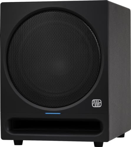 PreSonus Eris Pro Sub 10 — 10-inch Active, Front-Firing Studio Subwoofer, includes Footswitch