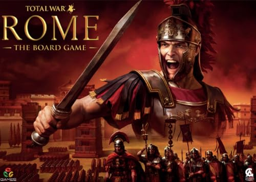 Flood Gate Games | Total War: Rome | Board Game | Ages 10+ | 1-4 Players | 180 Minutes Playing Time