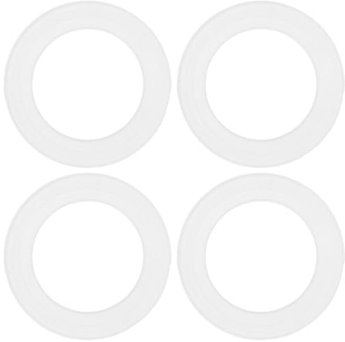 SWOOMEY 4pcs Silicone Water Bottle Seal Replacement Parts - Bottle Lid Sealing Rings Leak-Proof Gasket For Beverage Flask Small Silicone O-Ring 3cm Od X 2cm Id