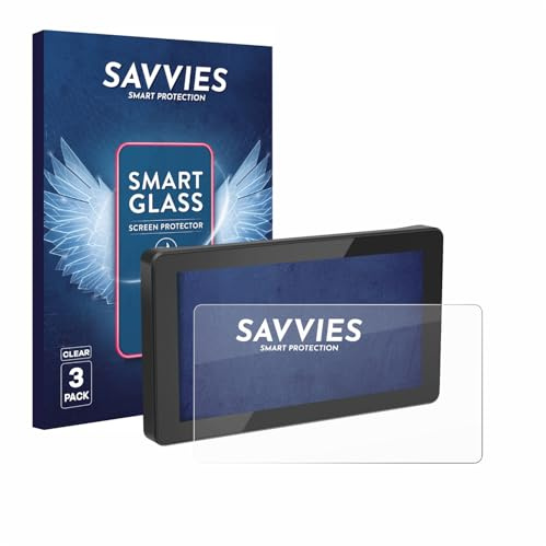 Savvies Schutzglas für Innovv N1 5.5 | 3 Stück Transparenter Displayschutz Made in Germany Panzer Schutz Glas 9H Schutzfolie HD Klar Blasenfrei Einfache Montage