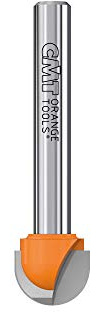 CMT 814.127.11 Round Nose Bit, 1/4-Inch Radius, 1/4-Inch Shank