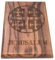 holylandmarket Olivenholz Magnete Jerusalem Kreuz Magnet Olivenholz 6 x 4 cm oder 6,1 x 4,1 cm