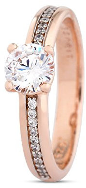 Esprit Jewels Damen-Ring 925 Sterling Silber grace glam rose Gr. 60 (19.1) ESRG91609C190