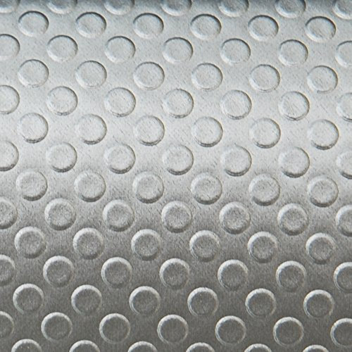 Schubladenmatte von Adsamm® / stabile Antirutscheinlage mit 1.2 mm Stärke in Silber / 48 x 200 cm zum Zuschneiden/langfristiger Schutz für Laden, Fächer in Küche und Büro