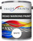 Heavy Duty Road Line Car Park Marking Paint (1 Litre, White)