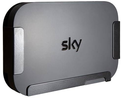 Sky Q Mini Wall Mount Bracket - Sky Q Mini Box Wall Bracket in Black - Made In UK by Q-View