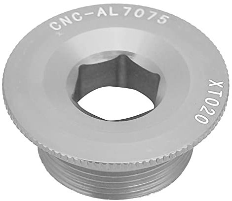 Dilwe Fahrrad Kurbelschraube, Aluminiumlegierung Kurbelarm M20 * 10 Kurbel Schraube Bolzen mit Gewinde BB-Achsenschrauben für 590 596 XT SLX Integriertes Kettenrad()