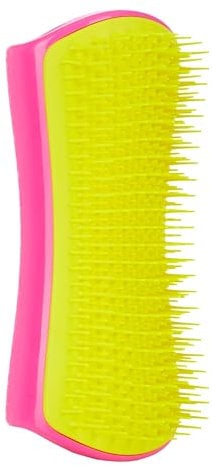Pet Teezer, Detangling and Dog Grooming Brush, Pink and Yellow