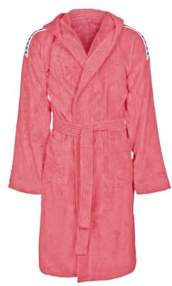 ARENA Soft Robe Core, Bademantel aus Baumwolle für Damen und Herren, Unisex-Bademantel aus Frottee mit Kapuze und Taschen, Angenehm und Leicht