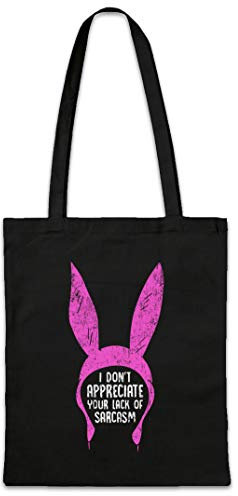 Urban Backwoods Lack Of Sarcasm Hipster Bag Beutel Stofftasche Einkaufstasche