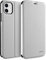 doupi Deluxe FlipCase per iPhone 11 (6,1 Pollici), Protezione Custodia Ultra Slim Magnete Flip Cover Protettiva Book Style Etui Stare in Piedi Case, Bianco