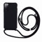 2ndSpring Handykette Schutzhülle kompatibel mit Samsung Galaxy S20 FE /S20 Fan Edition/S20 Lite Handyhülle mit Band,Halsband Lanyard Silikonhülle,Soft Silikon Schwarz