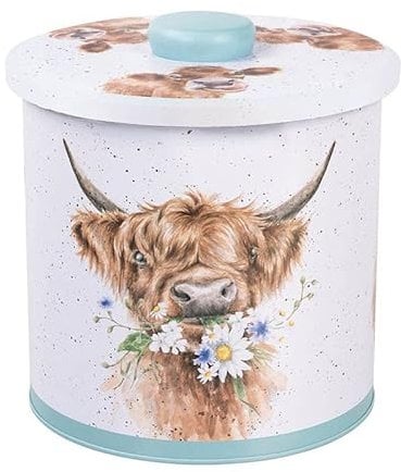 Wrendale Designs Keksdose mit Deckel rund Cow - 16cm