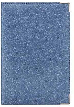 Color Pop® Porte-papiers Voiture Couleur Motif Disco Gris Bleu- Fabrication française - en PVC Disco – pour papiers français - Etui Carte Grise et permis de Conduire
