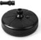 TANGZON Heavy Duty Garden Parasol Base, 18KG/25KG Water or Sand Filled Round Patio Umbrella Weight Stand with Support Pole & Built-in Handle, Outdoor Sunshade Umbrella Stand Holder (18KG)