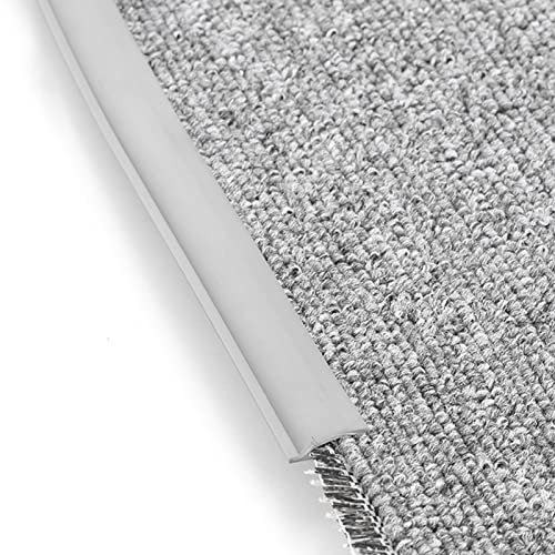 Carpet to Floor Transition Strip,Carpet Edging with Self Adhesive Tape,Carpet to Floor/Tile/Hardwood,Cuttable Threshold Bar(Size:5m/196.8)
