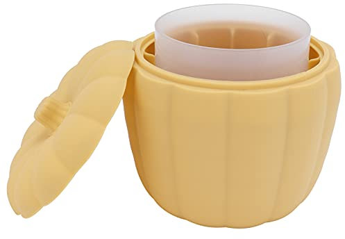 Pumpkin Silicone Ice Bucket, Pumpkin Ice Tray Silicone Ice Maker Cubes Silicone Ice Maker Bucket with Lid for Drinks and Cocktail Ice