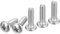 DTGN #4-40x3/8 Pan Head Maschinenschrauben, 100 Stück 304 Edelstahl, Phillips-Antrieb, UNC Vollgewinde, helle Oberfläche, Schrauben Bolzen Set