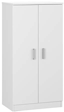 HOGAR24 ES Armario Zapatero con 6 Baldas, Color Blanco, Medidas: 108x55x36cm