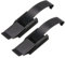 sourcing map 2 chiusure a levetta da 12,3 cm in acciaio inox SUS304 caricato a molla con gancio in acciaio a molla - nero