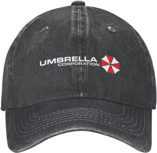 TeysHa Baseballkappe Snapback Sonnenhut Herren Coole Baumwolle Umbrella Corporations Baseballkappe Damen Herren personalisierbar verstellbar für Erwachsene Videospiel Papa-Mütze Frühlingsgeschenk