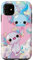 iPhone 11 Cute Blue And Pink Axolotl Kawaii Axolotls Case