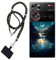 WUACYEAMING Coque pour ZTE Nubia Z60 Ultra,Transparent Doux TPU Silicone Étui pour téléphone Portable Étui Flexible Ruisseau Rivière Lune+1*Universelle Cordon Telephone Portable