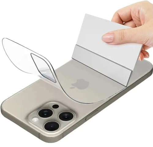 3 Pieces HD Back Hydrogel Film for iPhone 13 Pro (6.1 Inches) Soft TPU Back Screen Protectors [Not Tempered Glass]