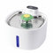 AILEWAY Battery Operated Cat Water Fountain, Cordless Cat Water Fountain Stainless Steel ABS 88Oz 2.6L Automatic Wireless Pet Drinking Fountains Rechargeable Dog Dispenser with Motion Sensor