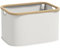HOMCOM Cesto para Ropa Sucia Plegable Cesto de la Ropa Sucia 36 L con Asas para Baño Dormitorio Lavadero 44,3x33,3x26,5 cm Crema