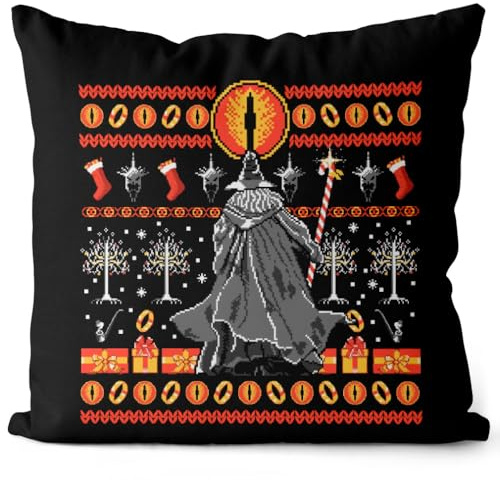 style3 Wizard Christmas Kissen Xmas Weihnachten Weihnachtspullover Pulli Ugly Sweater Strick