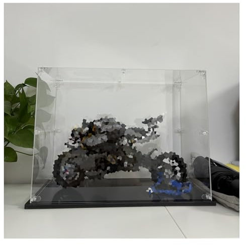Schaukasten für Sammlerstücke/Basketball/Souvenirs, Acryl-Vitrine, transparent, staubdicht, Schutz, stapelbare Vitrinen (50 x 50 x 30 cm)