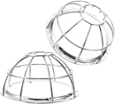 Amosfun 2pcs Detector Cover Detector Guard Fire Sprinkler Heads Bracket Sprinkler Cover for Home Security