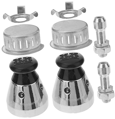 Ipetboom Soupape De Sécurité Autocuiseur Valve Vapeur Aluminium Kit pour Cocotte Joint Et Valve Pression Sûre
